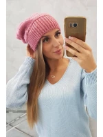 Dámska čiapka Ingrid K371 tmavo ružová