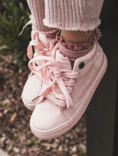 Dziecięce Klasyczne Wysokie Trampki Big Star LL374003 Różowe