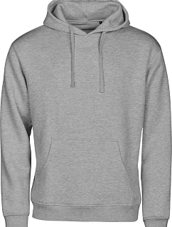 Tee Jays TJ 5152 Mikina s kapucňou z hrubej bavlny „Unlabeled“ 18.5152 heather grey