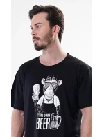 Pánska nočná košeľa s krátkym rukávom Monkey - Vienetta