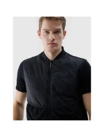 Pánska čierna bežecká vesta Primaloft eco 4F