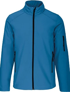 Kariban K 401 Pánska 3-vrstvová softshellová bunda 20.K401 aqua blue
