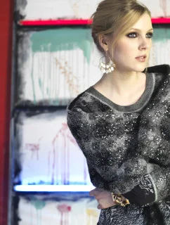 Šaty s dlhým rukávom R3361 - Roberto Naldi