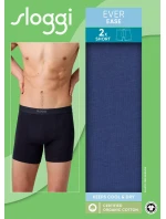 Pánske boxerky EVER Ease Short 2P - neznáme - modré 6312 - SLOGGI