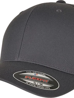 Flexfit 6277RP – 6-panelová čiapka Flexfit z recyklovaného materiálu, model 55.77RP, farba light charcoal