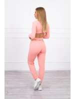 Súprava s blúzkou marhuľová