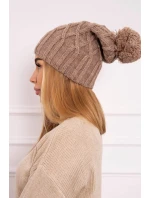 Milano fleecová čiapka K203 tmavo béžová