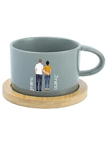 Personalizovaný keramický hrnček „MAKRONKA“ s párom Personalizovaný keramický hrnček „MAKRONKA“ s párom