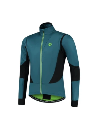 Zimná bunda Rogelli BRAVE blue-lime M