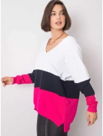 Mikina RV BL 5972.07 biela a ružová