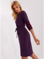 Dámske šaty LK SK 507310.21P Tmavo fialová - FPrice