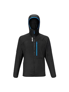 Pánska bunda MILLET Parmelan Windbreaker Hoodie M, čierna
