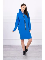 Nevädzové šaty s kravatou