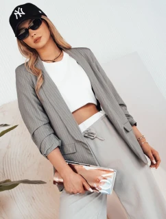 Dámska bunda OPTON tmavo šedá FashionStreet PY0095