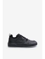 Sneakersy Męskie Z Eko Skóry Big Star OO174004 Czarne