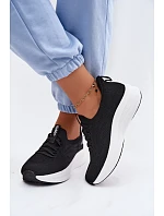 Materiálové Sportovní Boty Dámské Slip-On Kobbo 102425 Černé