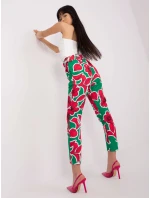 Nohavice DHJ SP 12787E.13 zelených