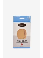 CORBBY Skórzane Podpiętki Korkowe