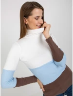 Dámska blúzka RV BZ 8465 1.37P biela a modrá - FPrice