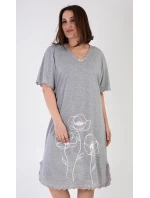 Dámska nočná košeľa s krátkym rukávom Leona