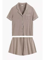 Atlantic NLP-496 w/r S-2XL pruhované pyžamo