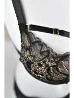 PUSH PODPRSENKA JULIA 19167 BLACK BEIGE