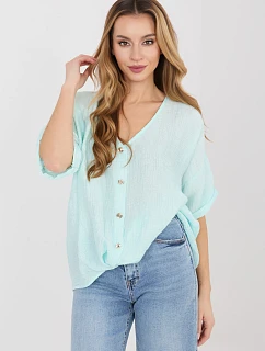 Košeľa s krátkym rukávom model 225511 Taliansko Moda