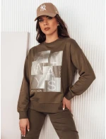 FEMMES dámska mikina hnedá FashionStreet BY1282