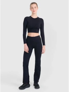 Dámske bezšvové tréningové nohavice s predĺženými nohavicami 4F 4FRSS25TFTRF1031-20S dámske