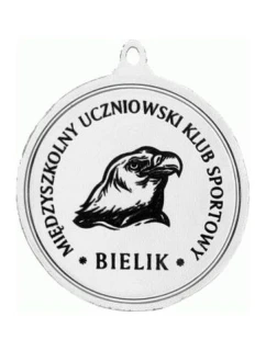 Strieborná medaila - beh - laserom gravírovaná oceľová medaila - RMI