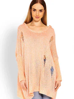 Dlhý sveter model 114559 PeeKaBoo