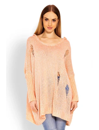 Dlhý sveter model 114559 PeeKaBoo