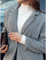 Dámsky oversize kabát TEDDSTYLE black FashionStreet NY0725