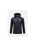 Bunda Peak Performance M Helium Down Hybrid Hood, čierna