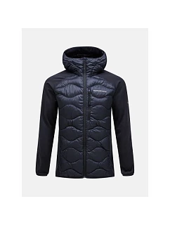 Bunda Peak Performance M Helium Down Hybrid Hood, čierna