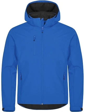 Clique Classics Softshell Hoody M Pánska 3-vrstvová softshellová bunda s kapucňou 67.0912 kráľovská modrá Clique Classics Softshell Hoody M Pánska 3-vrstvová softshellová bunda s kapucňou 67.0912 kráľovská modrá