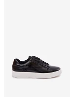 Pánske tenisky z eko kože Black Velton Pánske tenisky z eko kože Black Velton
