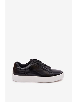 Pánske tenisky z eko kože Black Velton Pánske tenisky z eko kože Black Velton