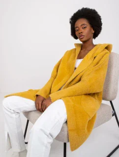 Dámsky kabát MBM PL 1518.95P tmavo žltý