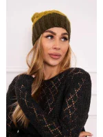 Paris fleecová čiapka K212 kivi+khaki