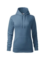 Mikina s kapucňou denim