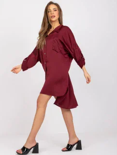 Šaty DHJ SK 13938 1.63P bordová