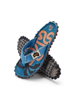 Gumbies unisex žabky ISLANDER FLIP-FLOP BLUE PALMETTO