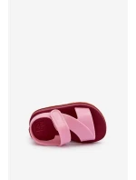 Dziecięce Sandałki Na Rzep Pachnące ZAXY LL385001 Różowe