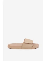Damskie Klapki 4FMM00FFLIF031A-83S Beżowe