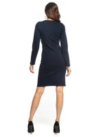 Šaty T359 4 Námornícka modrá - Tessita