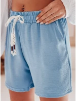 Dámske šortky NOT TOMORROW blue FashionStreet SY0446 Dámske šortky NOT TOMORROW blue FashionStreet SY0446