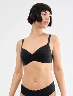 Dámska podprsenka ZERO Feel Bliss THE UP TshirtBra Black čierna – SLOGGI