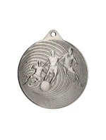 KOVOVÁ MEDAILA FUTBAL FI 70 MMC3070 - STRIEBORNÁ