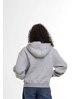 Build your Brand BY 444 Dámska mikina s kapucňou v oversize strihu „Loose Fit“ 56.0444 biela